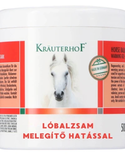 Krauterhof lóbalzsam HOT 100ML tégelyes