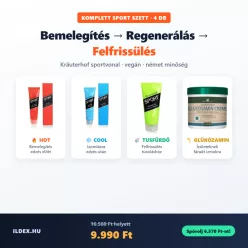  Sport szett – Bemelegítő + Hűsítő gél + Tusfürdő + Glükózamin (4 db)