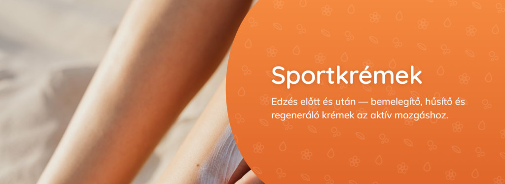Sport krémek